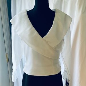 LADIES’ FULL LENGTH GOWN SHEER SLEEVES  SIZE 10